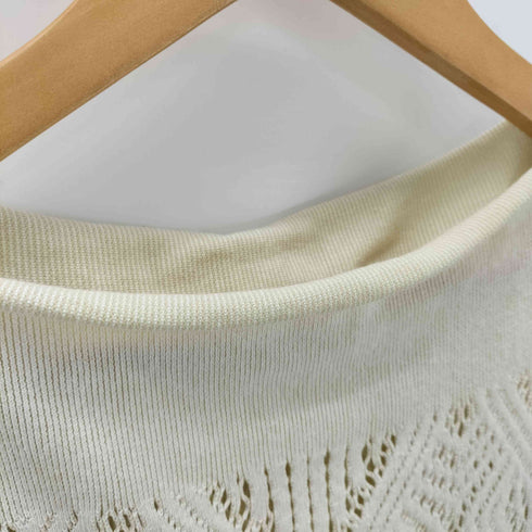 エイポックエイブルイッセイミヤケ A-POC ABLE ISSEY MIYAKE 11AW 透かし編み ワイド ニット カットソー セーター 薄手 レディース JPN:2