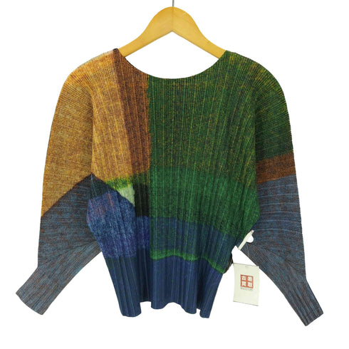 プリーツプリーズイッセイミヤケ PLEATS PLEASE ISSEY MIYAKE 22AW グラデーション プリーツ カットソー トップス レディース JPN:3
