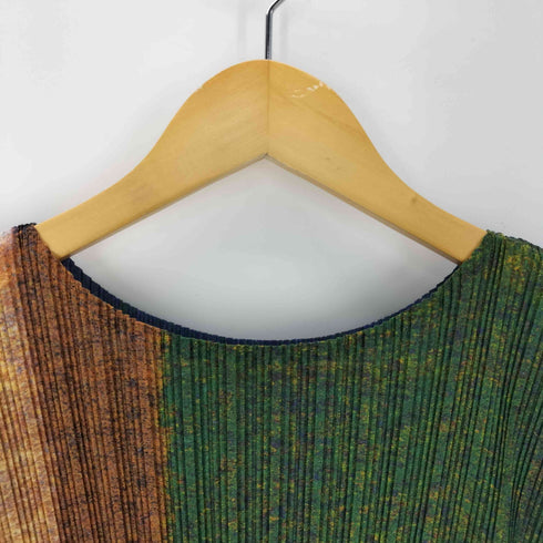 プリーツプリーズイッセイミヤケ PLEATS PLEASE ISSEY MIYAKE 22AW グラデーション プリーツ カットソー トップス レディース JPN:3