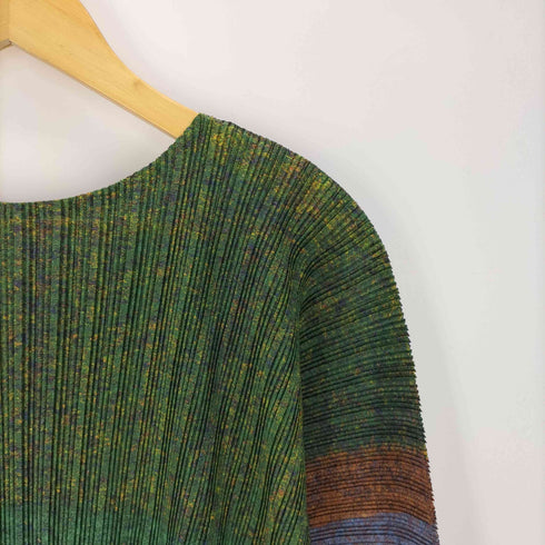 プリーツプリーズイッセイミヤケ PLEATS PLEASE ISSEY MIYAKE 22AW グラデーション プリーツ カットソー トップス レディース JPN:3
