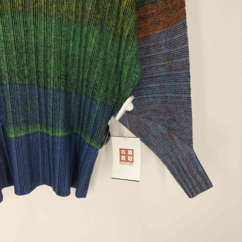 プリーツプリーズイッセイミヤケ PLEATS PLEASE ISSEY MIYAKE 22AW グラデーション プリーツ カットソー トップス レディース JPN:3