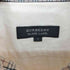 バーバリーブラックレーベル BURBERRY BLACK LABEL ロゴ刺繍 マチ付き S/S BDシャツ メンズ JPN:2