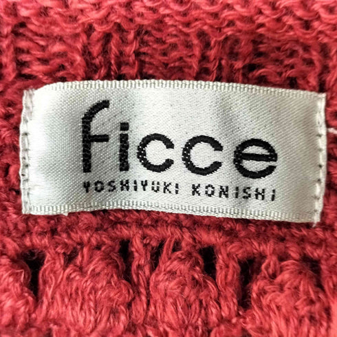 フィッチェ ficce リネンコットン ニット メンズ JPN:S