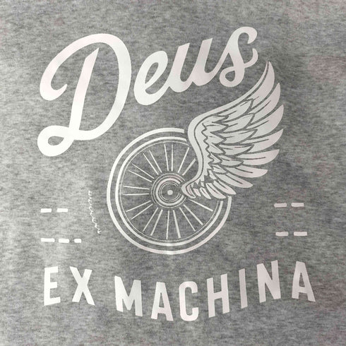デウスエクスマキナ Deus Ex Machina フロントプリント 裏起毛 プルオーバー メンズ