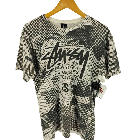 ステューシー Stussy ドット ワールドツアーTシャツ メンズ L