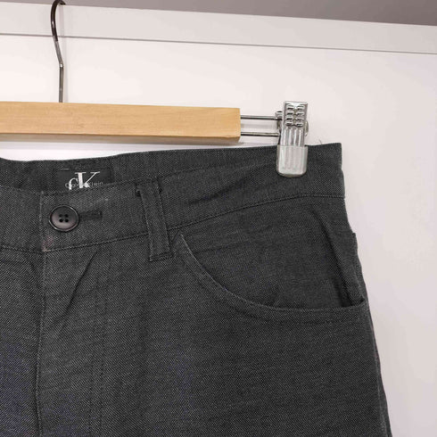 カルバンクライン CALVIN KLEIN 00S ストレート トラウザー パンツ メンズ US:30-31
