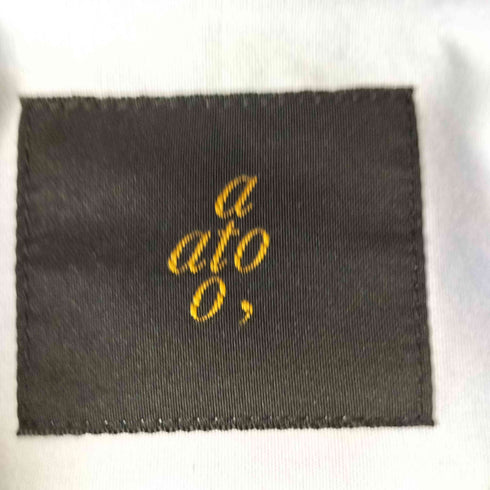 アトウ ato ベロア 切り替え 比翼 L/S シャツ メンズ 44
