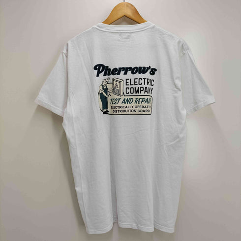 フェローズ PHERROWS 両面プリント S/S Tシャツ メンズ US:44