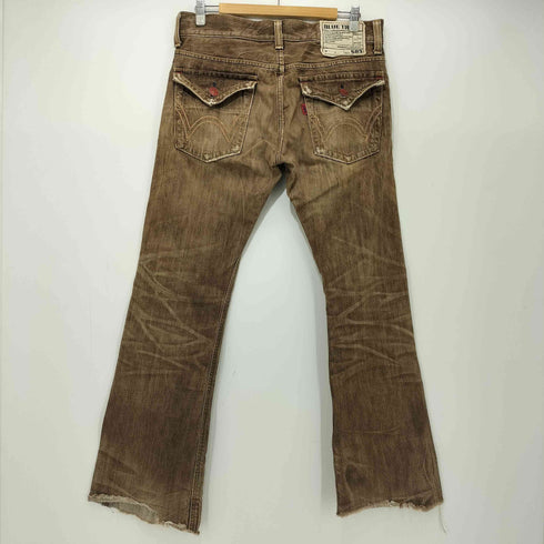 エドウィン EDWIN BLUE TRIP 503 色落ち加工 フレア デニム パンツ メンズ US:30-31