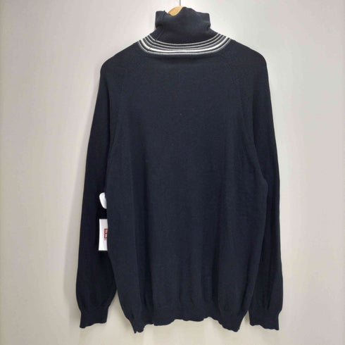 エディーバウアー Eddie Bauer カシミア混 タートルネックニット メンズ import:XL