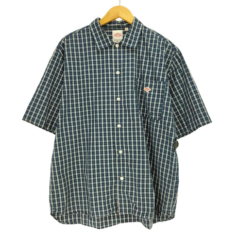 ダントン DANTON SHORTSLEEVE CHECK WORK SHIRT メンズ JPN:44