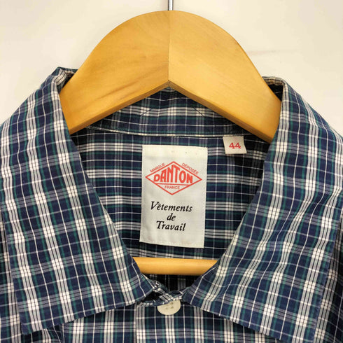 ダントン DANTON SHORTSLEEVE CHECK WORK SHIRT メンズ JPN:44