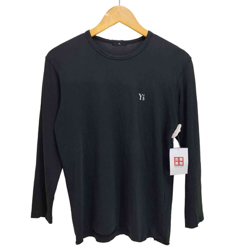 ワイズ Ys ワンポイントロゴ L/S Tシャツ メンズ