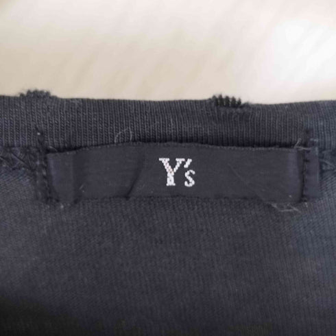 ワイズ Ys ワンポイントロゴ L/S Tシャツ メンズ