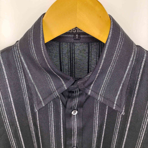 ゴーサンゴーイチプールオム 5351 POUR LES HOMMES ストライプボタンシャツ メンズ JPN:1