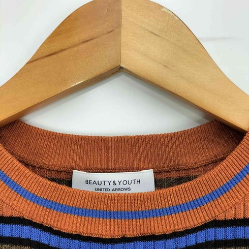 ビューティーアンドユースユナイテッドアローズ BEAUTY & YOUTH UNITED ARROWS マルチボーダー リブニット プルオーバー レディース FREE