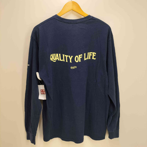 ルーラー RULER 両面プリント L/S Tシャツ メンズ import:XL