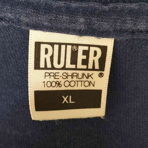 ルーラー RULER 両面プリント L/S Tシャツ メンズ import:XL
