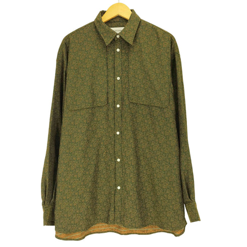 グッドベターベスト GOODBETTERBEST 切替 総柄 L/S シャツ メンズ JPN:2