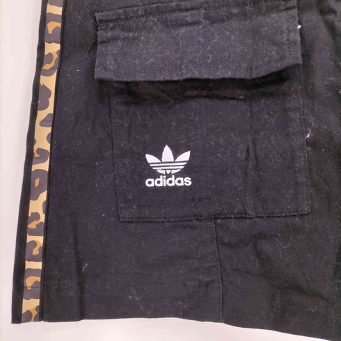 アディダスオリジナルス adidas Originals サイドライン レオパード フラップポケット フロントジップ ミニスカート レディース JPN:S