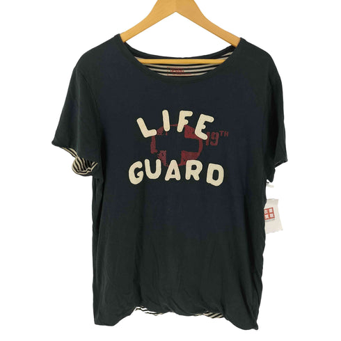 ポロバイラルフローレン Polo by RALPH LAUREN LIFE GUARD ワッペンロゴ Tシャツ メンズ L