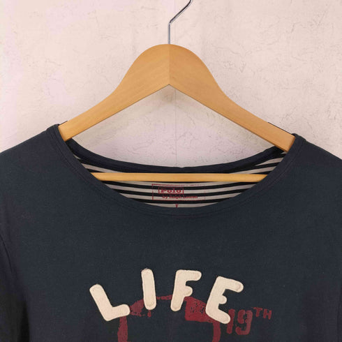 ポロバイラルフローレン Polo by RALPH LAUREN LIFE GUARD ワッペンロゴ Tシャツ メンズ L