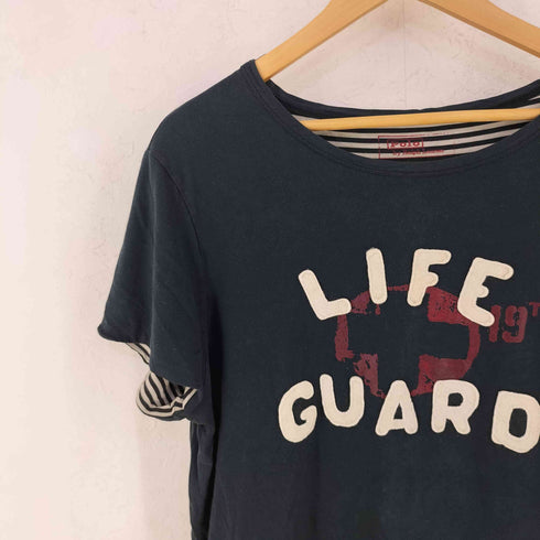 ポロバイラルフローレン Polo by RALPH LAUREN LIFE GUARD ワッペンロゴ Tシャツ メンズ L