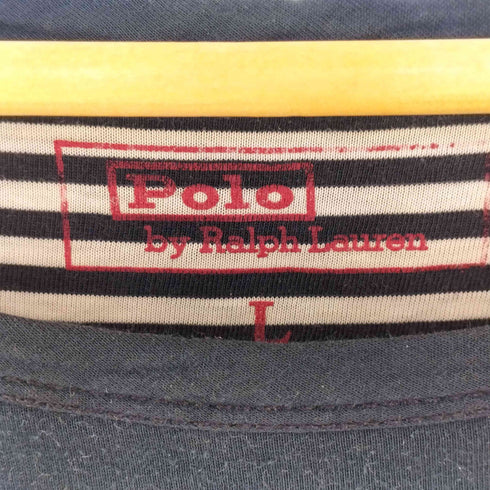 ポロバイラルフローレン Polo by RALPH LAUREN LIFE GUARD ワッペンロゴ Tシャツ メンズ L