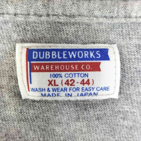 ウエアハウス WAREHOUSE DOUBLE WORKS フロントプリント S/S Tシャツ メンズ import:XL