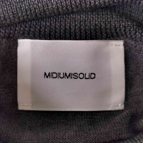 MIDIUMSOLID ハイネックウールニット メンズ 48