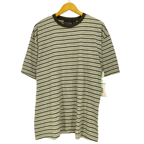 ピューリタン PURITAN 90~00s マルチボーダー クルーネックTシャツ メンズ import:L