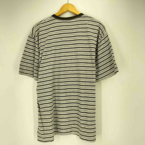 ピューリタン PURITAN 90~00s マルチボーダー クルーネックTシャツ メンズ import:L