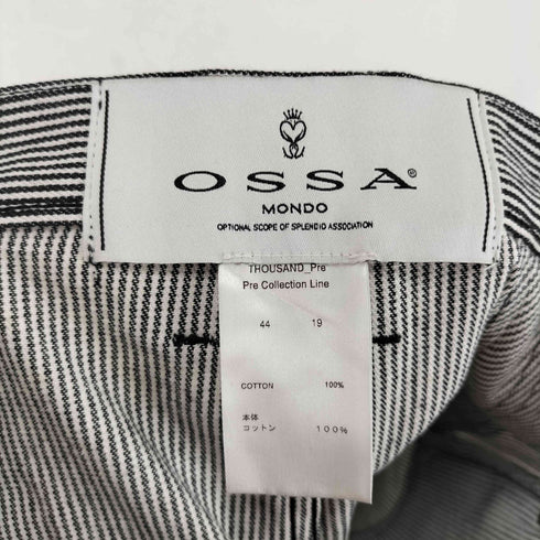 OSSA MONDO ヒッコリー ストレートパンツ メンズ 44