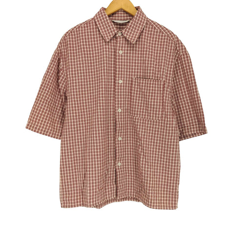 ザラ ZARA ボックスシルエットチェックシャツ メンズ S