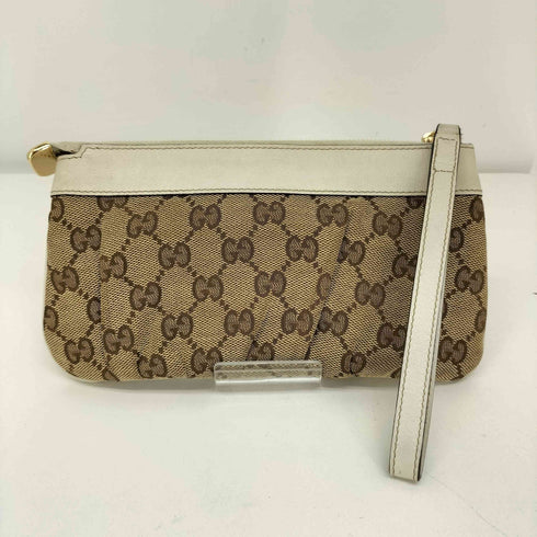 グッチ GUCCI GG Canvas Abbey D Ring Wristlet pouch レディース