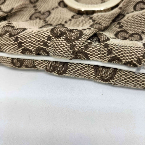 グッチ GUCCI GG Canvas Abbey D Ring Wristlet pouch レディース