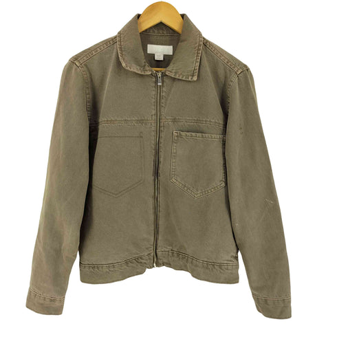ザラ ZARA ジップデニムジャケット メンズ import:S