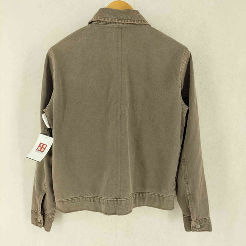 ザラ ZARA ジップデニムジャケット メンズ import:S