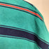 フレッドペリー FRED PERRY 別注 ロゴ刺繍 マルチボーダー 鹿の子 ポロシャツ メンズ import:M