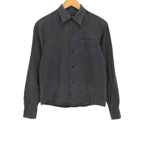 アーペーセー A.P.C. 裾ロゴ1ポケットシャツ レディース 36