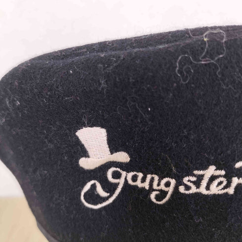ギャングスタビル GANGSTERVILLE ロゴ刺繍ベレー帽 メンズ L