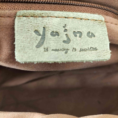 yajna real leather 本革 タッセル レザーハンドバッグ レディース