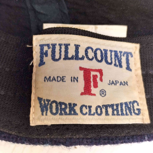 フルカウント FULLCOUNT フロントロゴ 6パネルキャップ メンズ