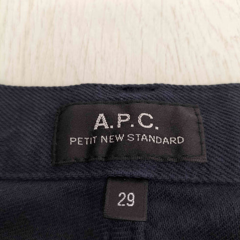 アーペーセー A.P.C. PETIT NEW STANDARD ボタンフライ スキニー テーパードパンツ メンズ 29