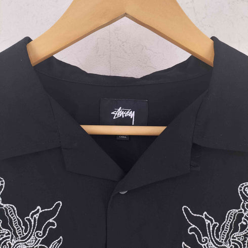 ステューシー Stussy Embroidered Dragon Shirt メンズ M
