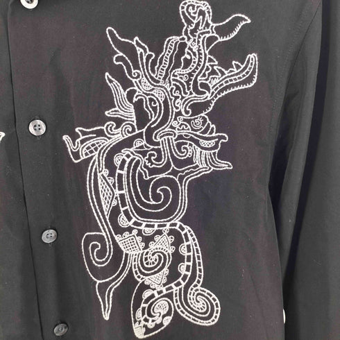 ステューシー Stussy Embroidered Dragon Shirt メンズ M