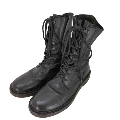 アンドゥムルメステール Ann DEMEULEMEESTER レースアップ レザーブーツ メンズ 40