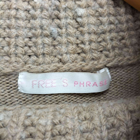 FREES PHRASE カシミヤ混 タートルネックニット レディース JPN:M