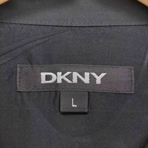 ダナキャランニューヨーク DKNY コットン 開襟 半袖シャツ メンズ import:L