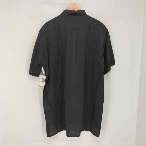 ワイズフォーメン Ys for men リネン100 シェルボタン 半袖シャツ メンズ